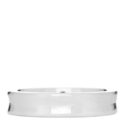 Tiffany 18K White Gold Diamond Narrow 1837 Ring 48 4.5 3 of 4