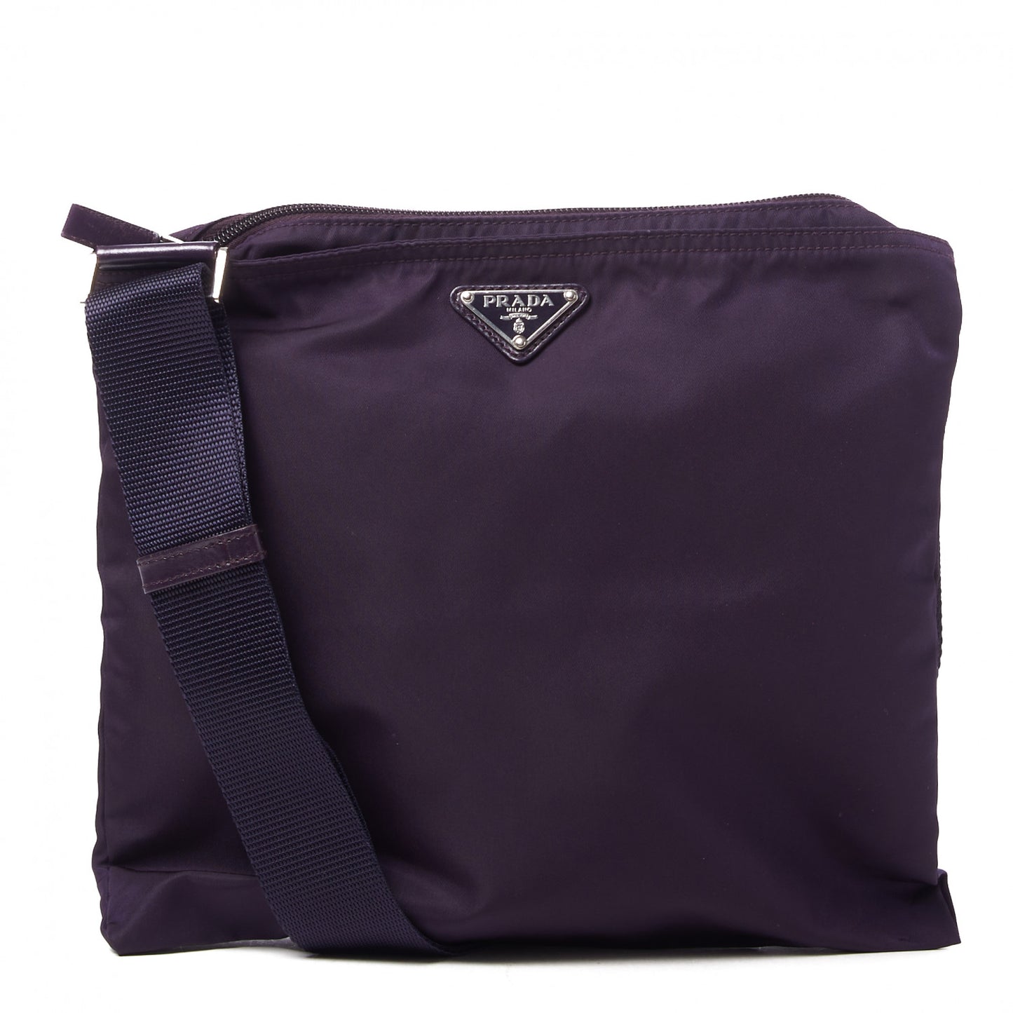 Tessuto Nylon Small Flat Messenger Bag Mora