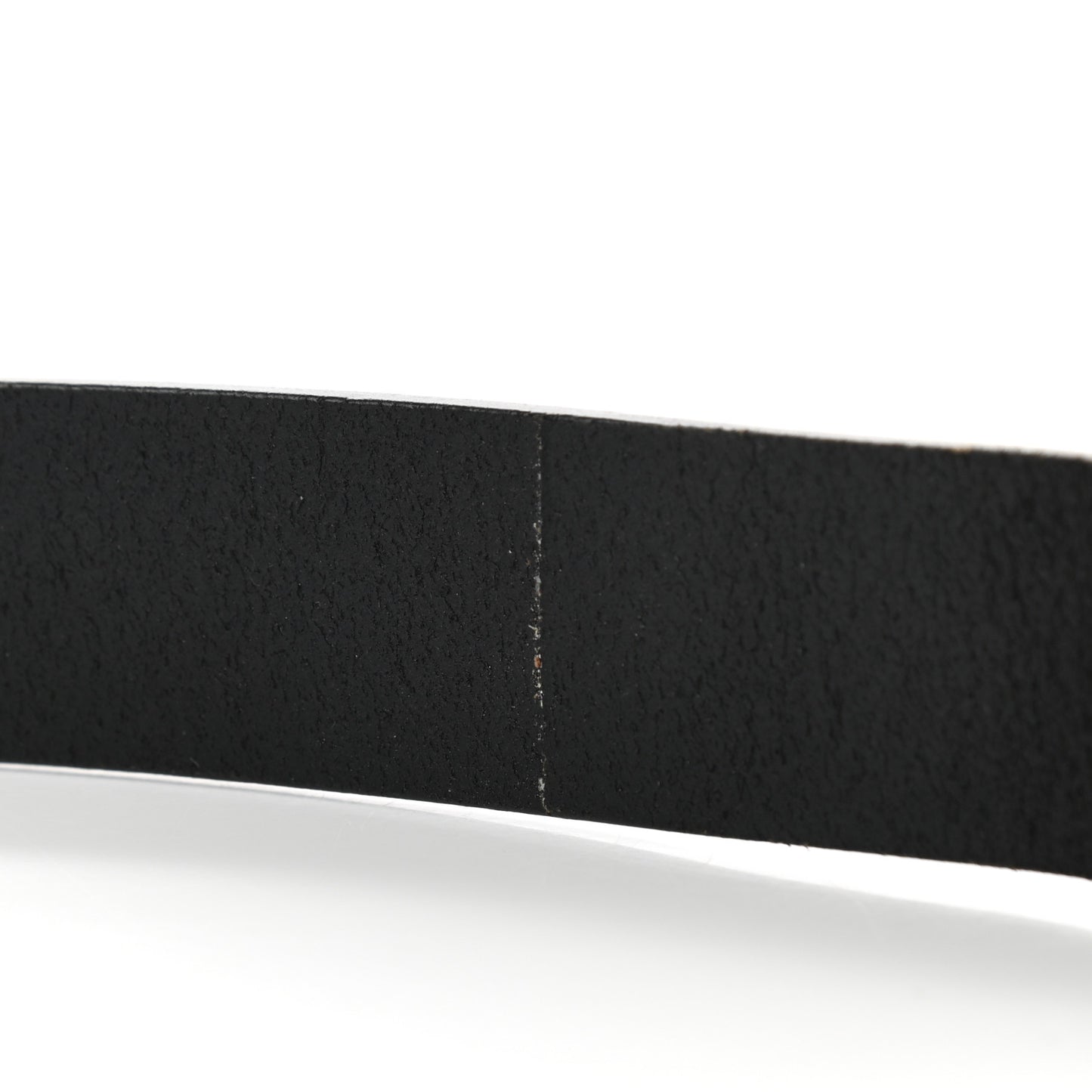 Calfskin Plaque Belt 65 26 Black