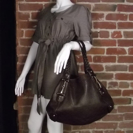 Gucci Guccissima Leather Pelham Chocolate Brown 2 of 11