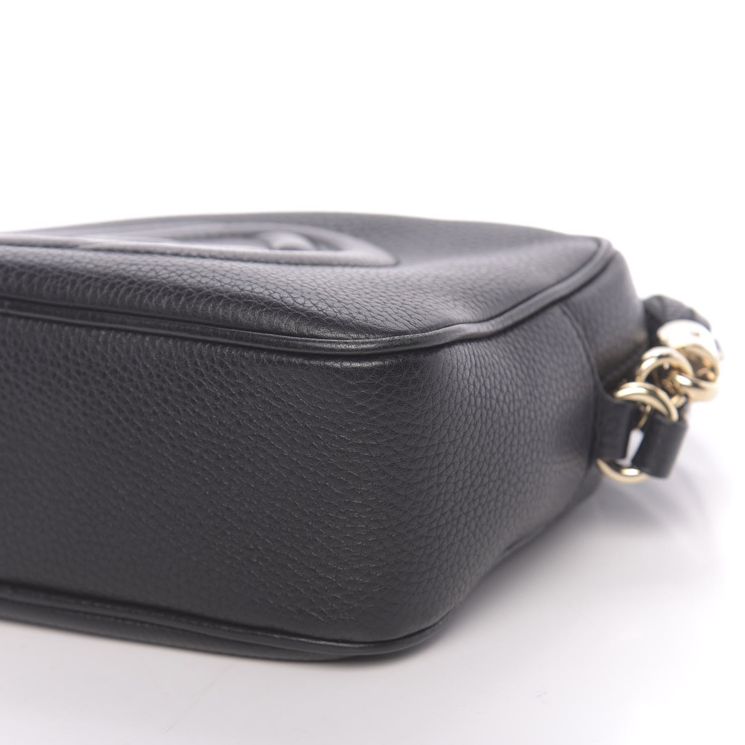 Gucci Pebbled Calfskin Small Soho Disco Bag Black 9 of 11
