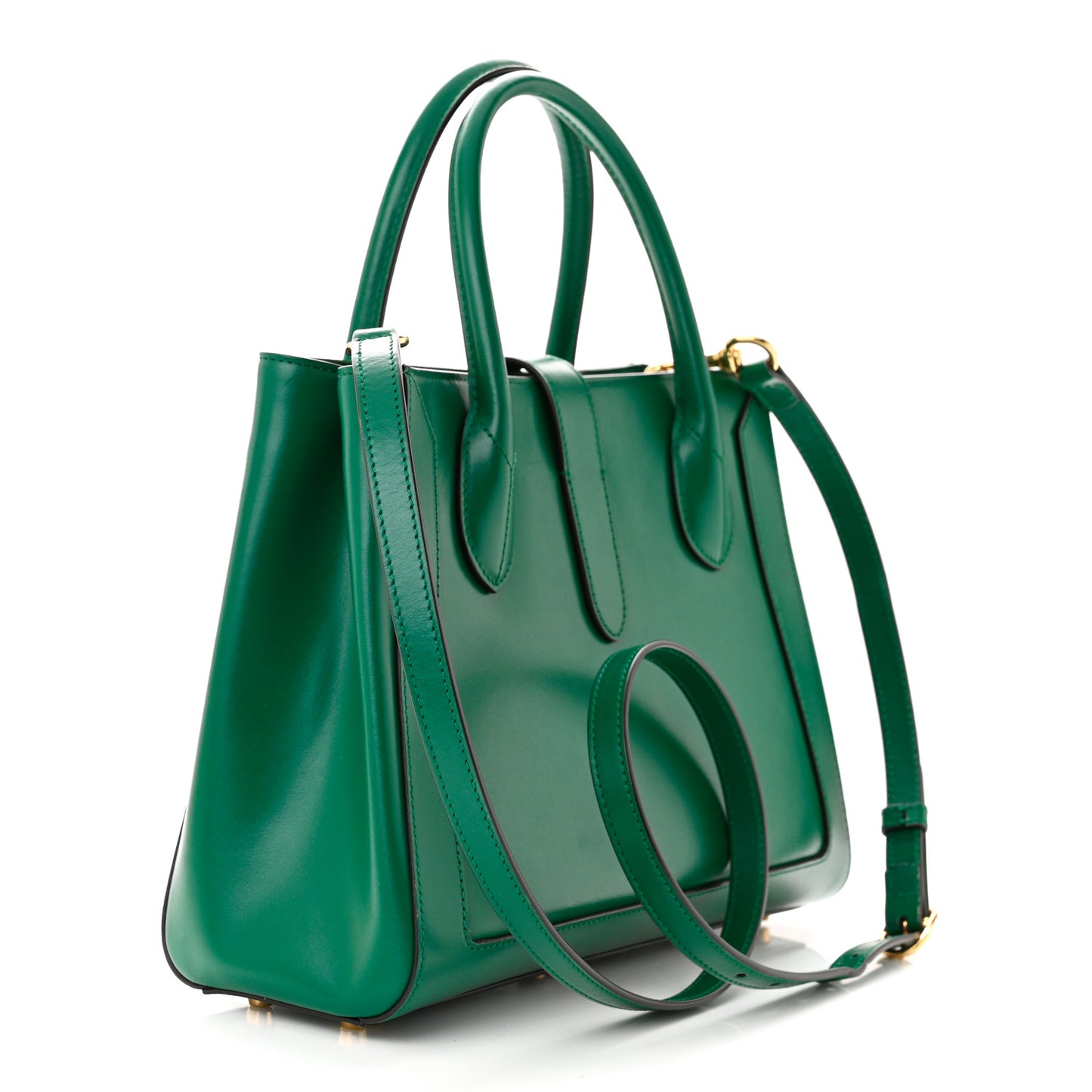 Boarded Plutone Calfskin Medium Jackie 1961 Tote Emerald