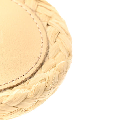 Bottega Veneta Raffia Intrecciato Lido Mule 90 Sandals 38 Cane Sugar 10 of 19