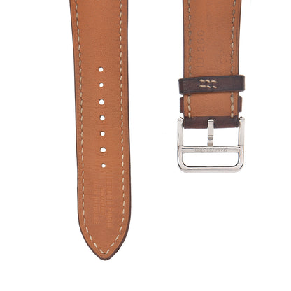 Hermes Barenia 38mm Apple Watch Single Tour Band Fauve 4 of 5
