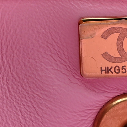 Chanel Caviar Quilted Mini Coco Chain Handle Flap Pink 7 of 10