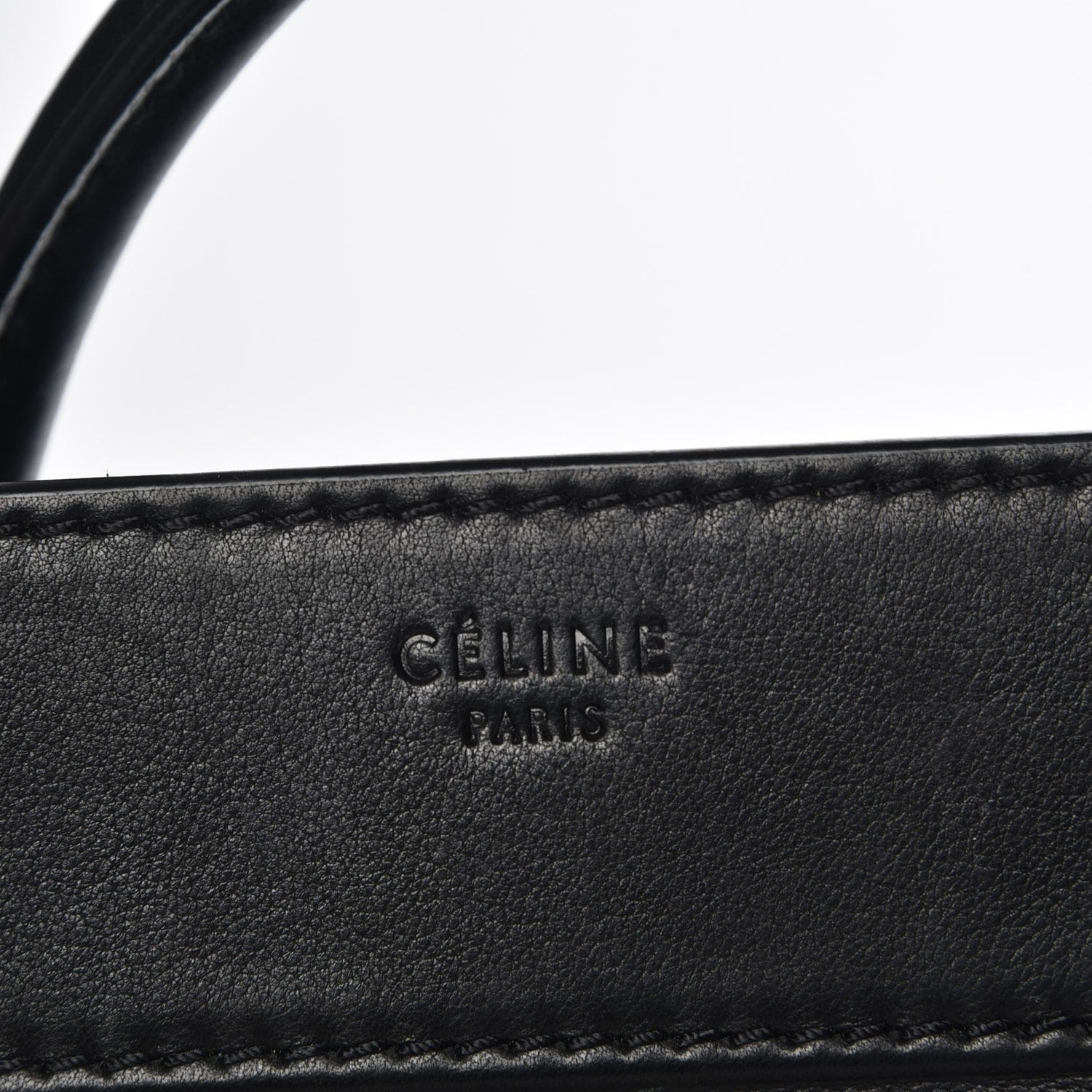 Celine Supple Calfskin Medium Phantom Luggage Black 6 of 8
