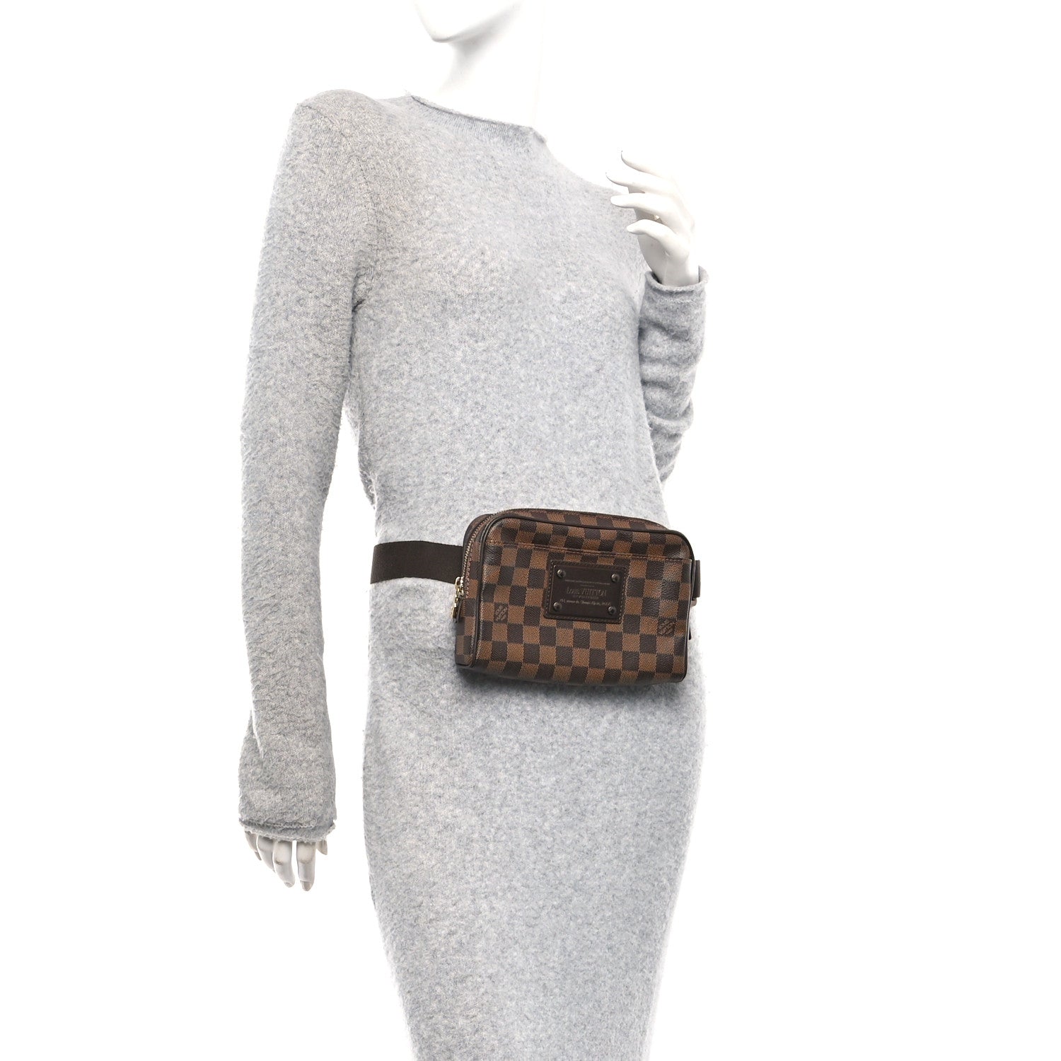 Louis Vuitton Damier Ebene Brooklyn Bum Bag 2 of 9