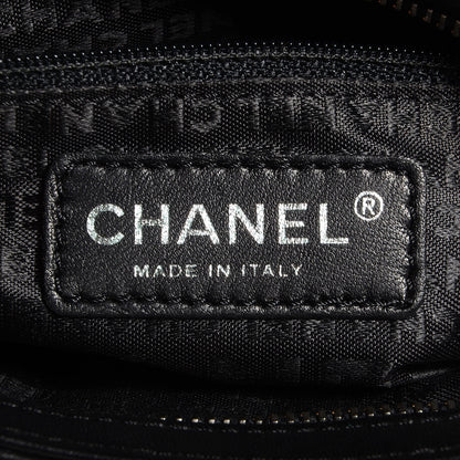 Chanel Lambskin Camellia N°5 Clutch Bag Black 6 of 8