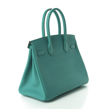 Hermes Epsom Birkin 30 Vert Verone 3 of 11