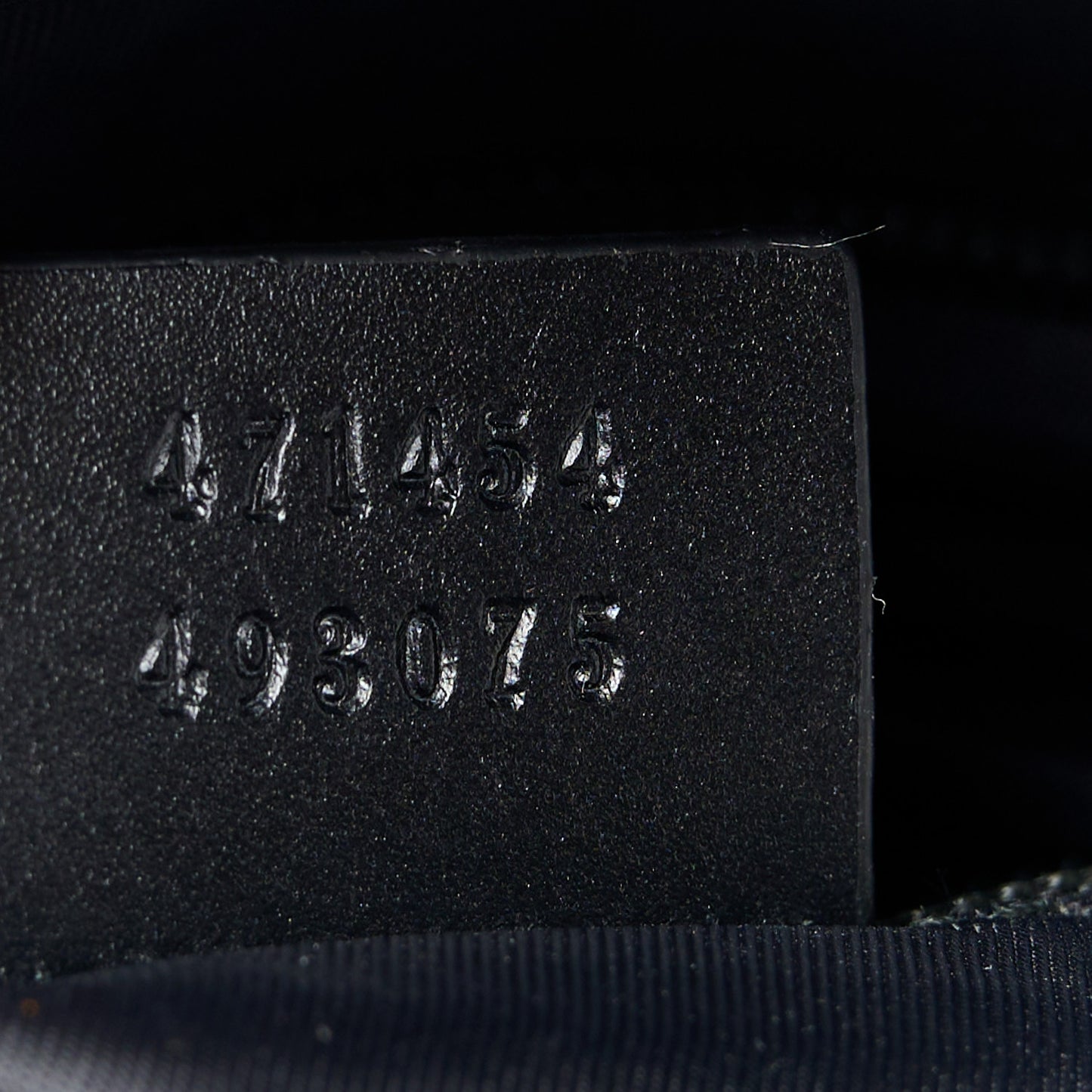 GG Supreme Monogram Web Messenger Bag Black