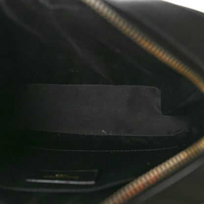 Saint Laurent Calfskin Matelasse Monogram Lou Camera Bag Black 6 of 11