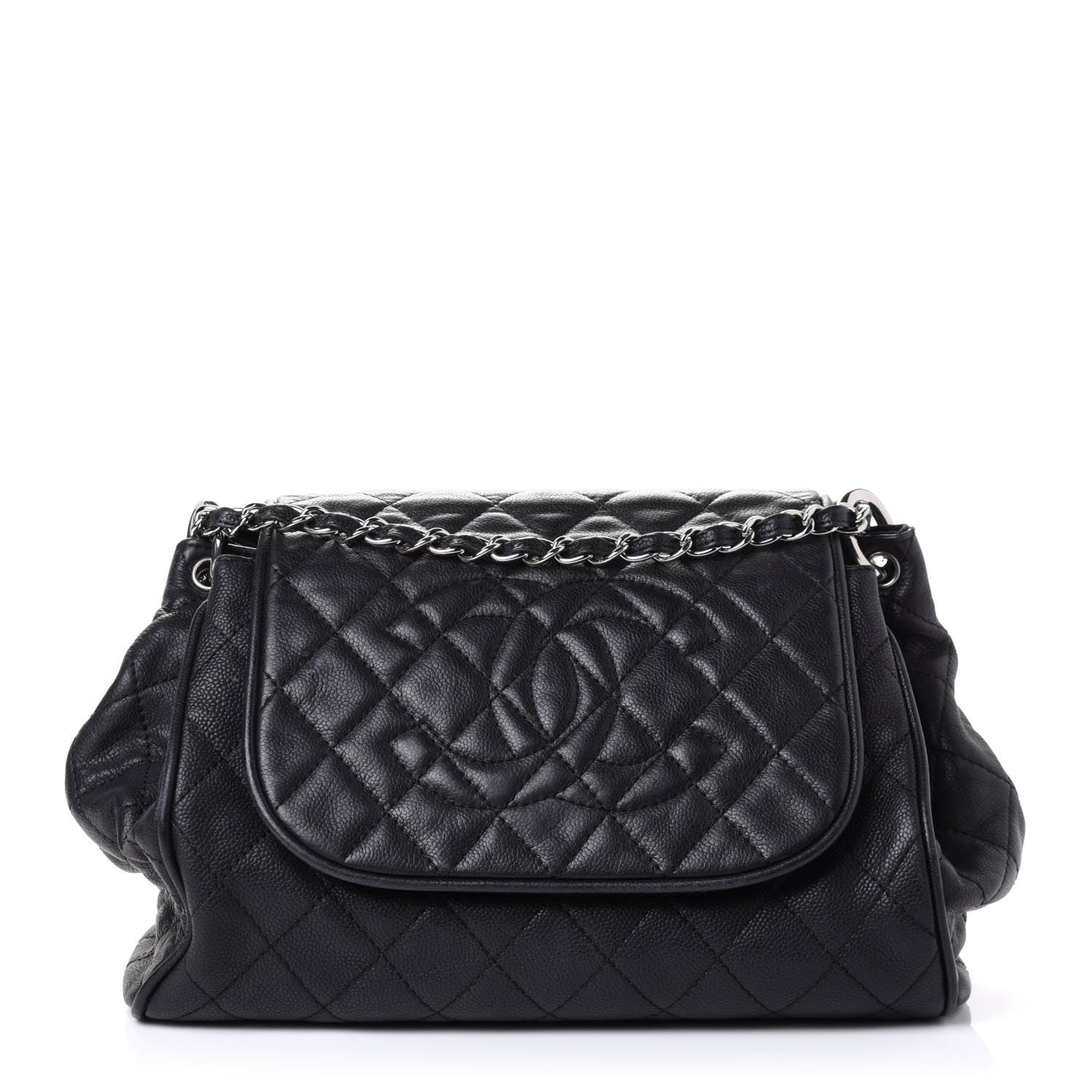 Chanel Caviar Quilted Timeless Accordion Flap Black 1 of 5