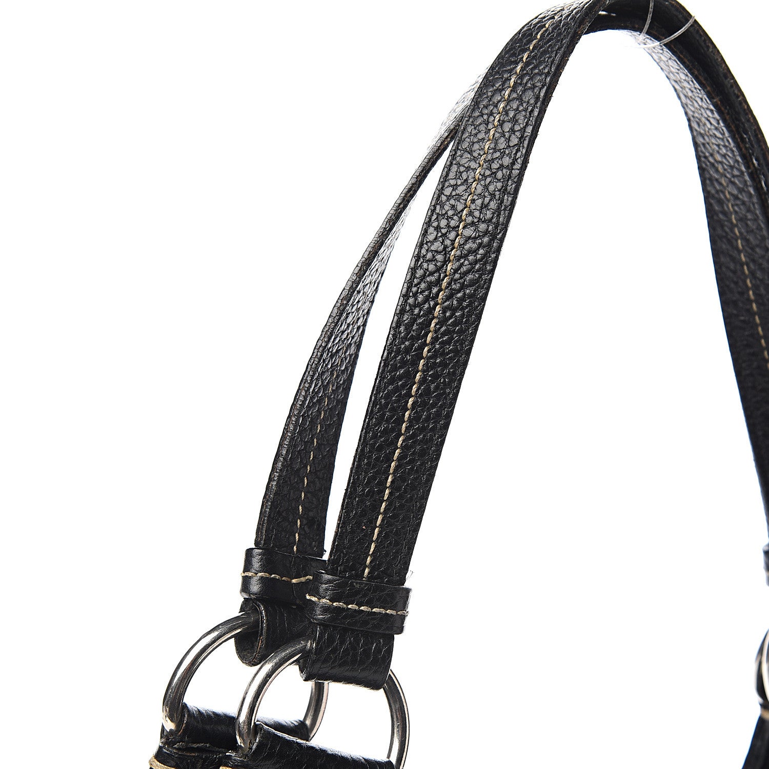 Prada Vitello Daino Shoulder Bag Black 12 of 13