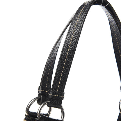 Prada Vitello Daino Shoulder Bag Black 12 of 13