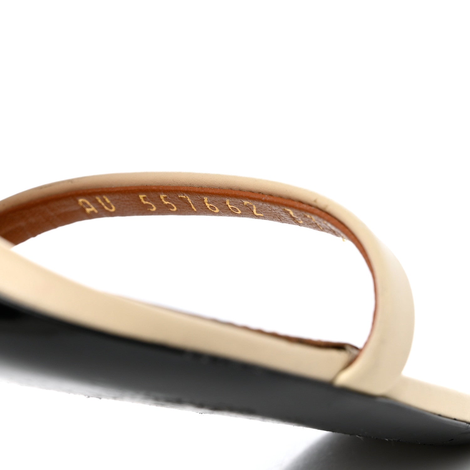 Saint Laurent Calfskin Opyum Sandals 37.5 Real Beige 6 of 11