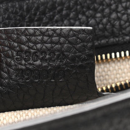 Gucci Pebbled Calfskin Medium Soho Flap Crossbody Black 7 of 10