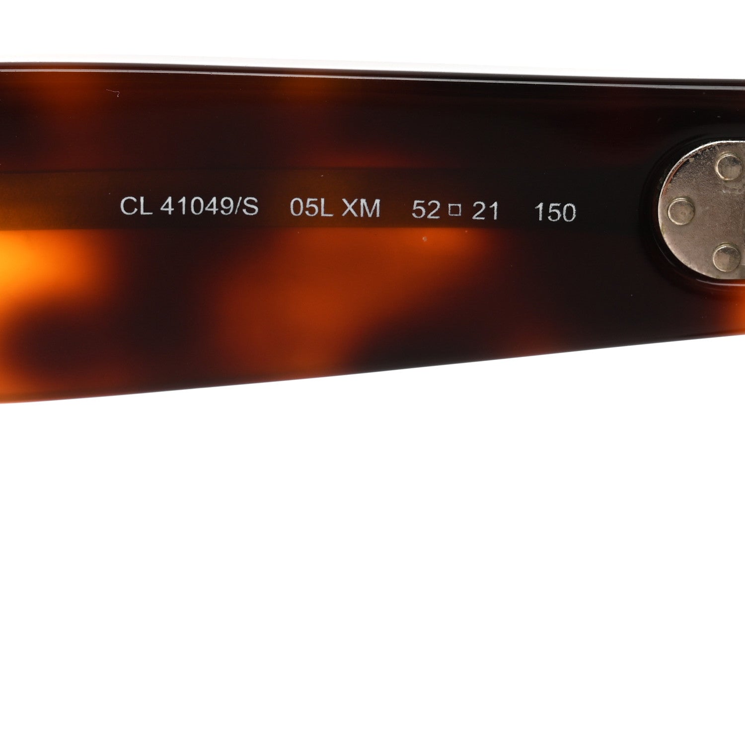 Celine Thin Preppy Sunglasses CL 41049/S Havana 6 of 7