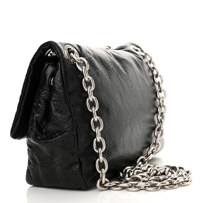 Balenciaga Arena Calfskin Mini Monaco Chain Shoulder Bag Black 3 of 10