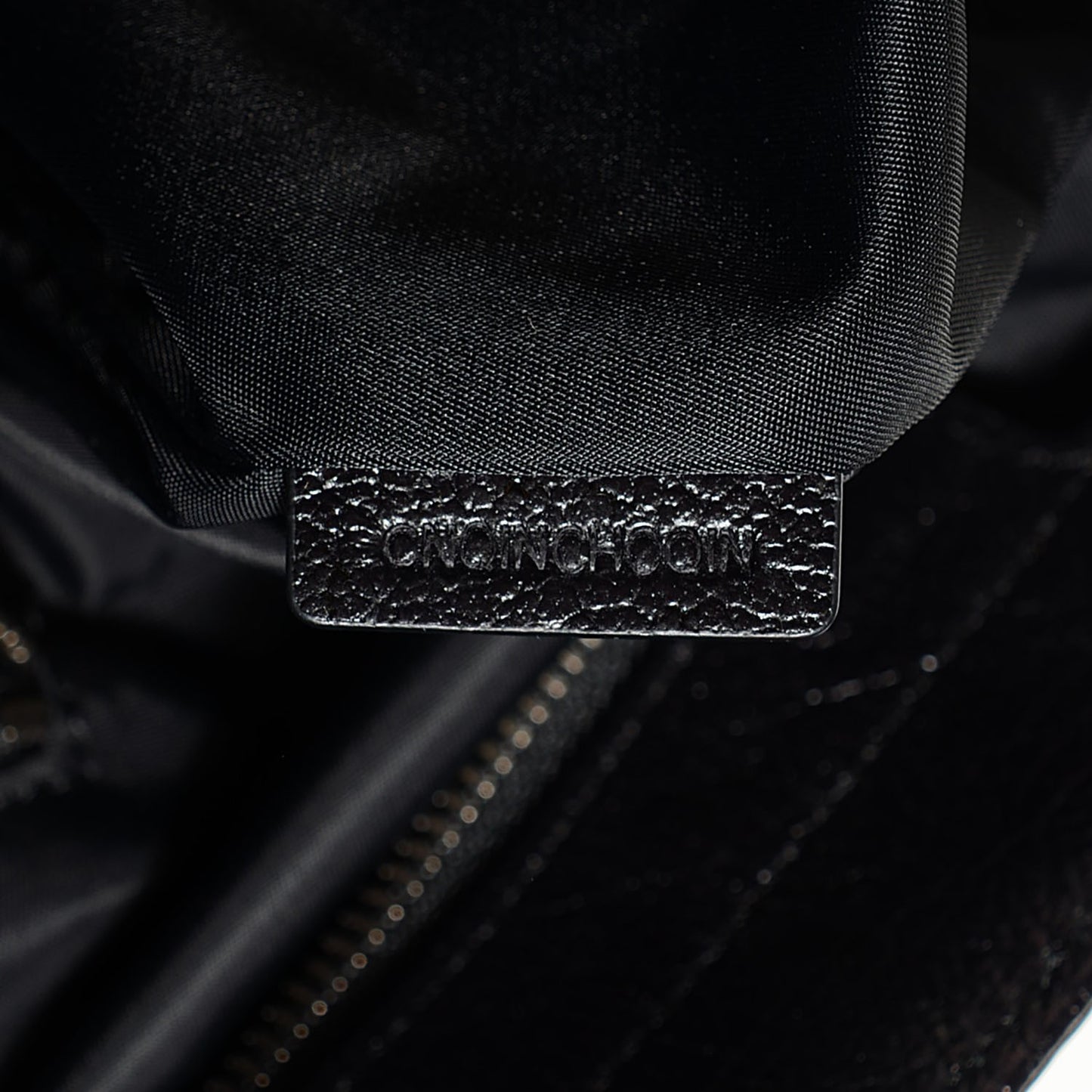 Nylon Tonal Check Torbitt Tote Black