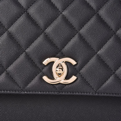 Chanel Caviar Quilted Large Business Affinity Flap Black 8 of 10