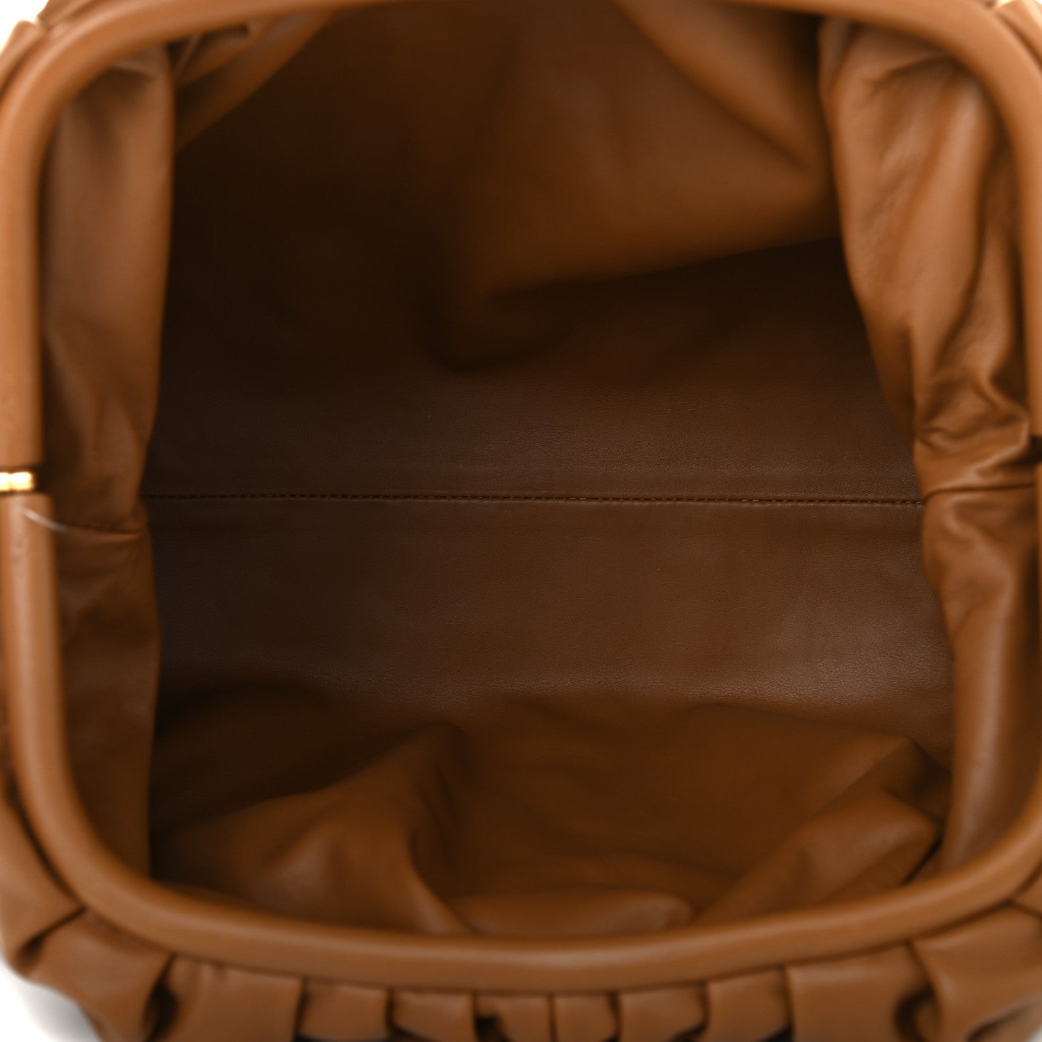 Bottega Veneta Smooth Butter Calf The Pouch Oversized Clutch Cammello 5 of 9