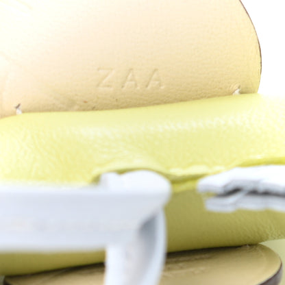 Hermes Milo Lambskin Grigri Rodeo Pegase Horse Bag Charm PM Jaune Bourgeon Bleu Brume Nata 3 of 4