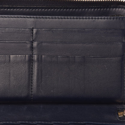 Gucci Microguccissima Large Zip Around Organizer Wallet Blue 8 of 14