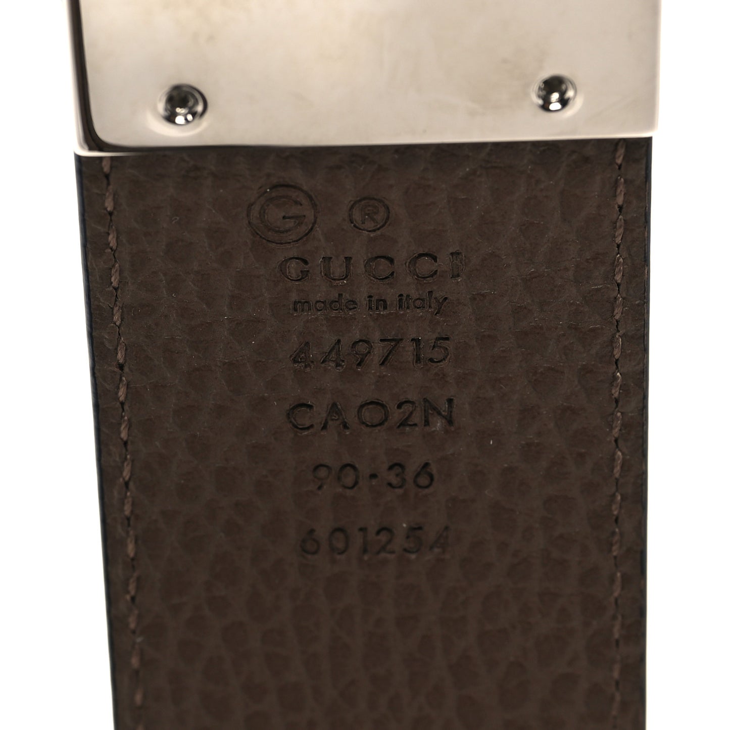 Calfskin 1973 Reversible Belt 90 36 Black Brown