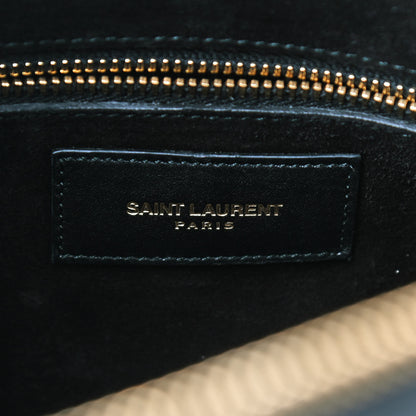 Saint Laurent Calfskin Classic Duffle 6 Black 6 of 10