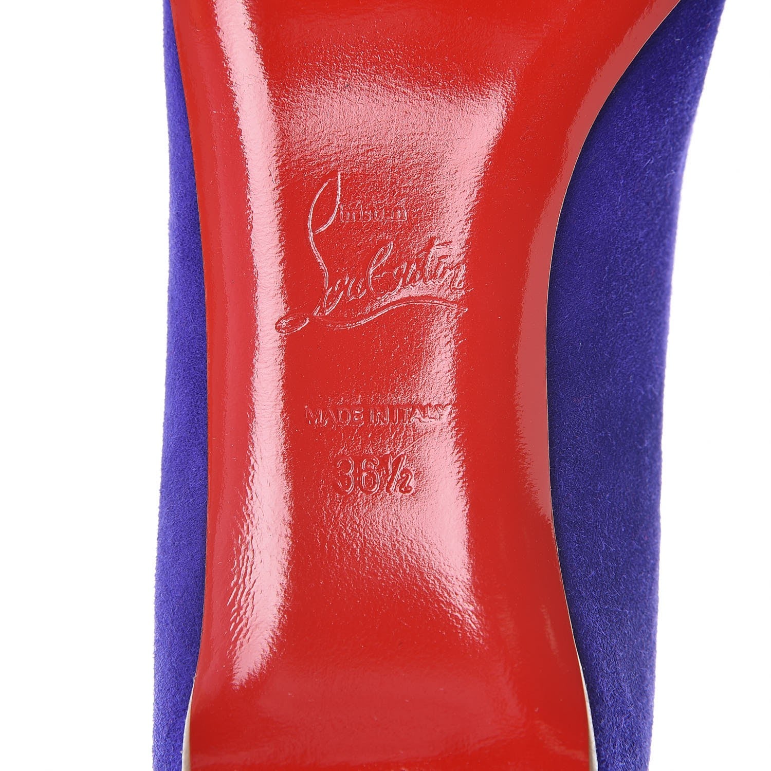Christian Louboutin Veau Velours Candiflat Flat 36.5 Purple Pop 6 of 8