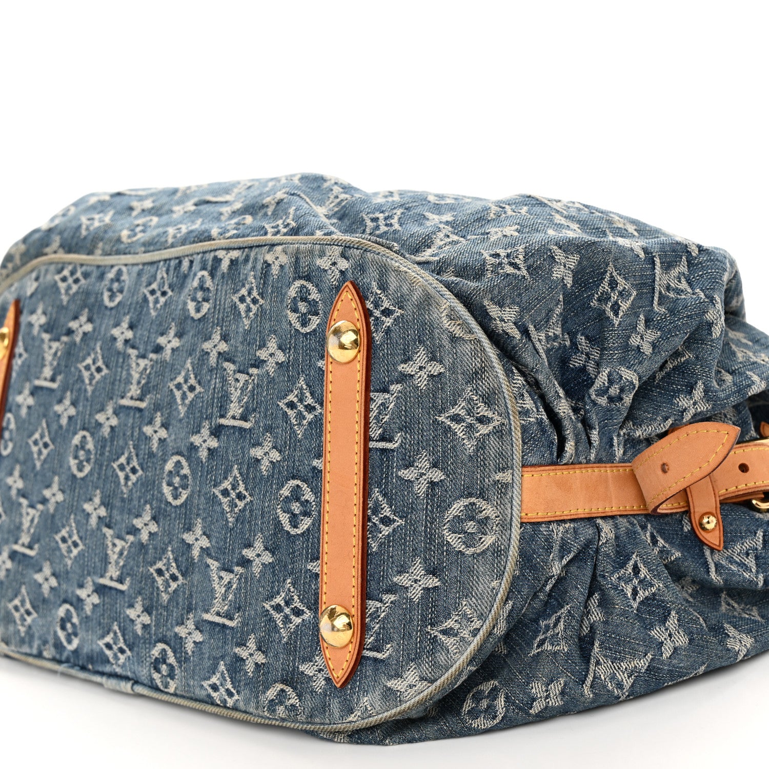 Louis Vuitton Denim Mahina XL Blue 9 of 12