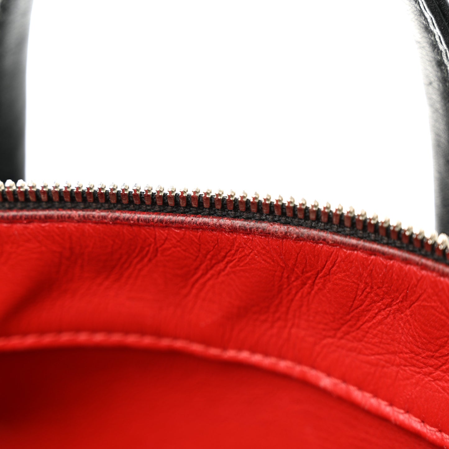 Calfskin S Triangle Duffle Black
