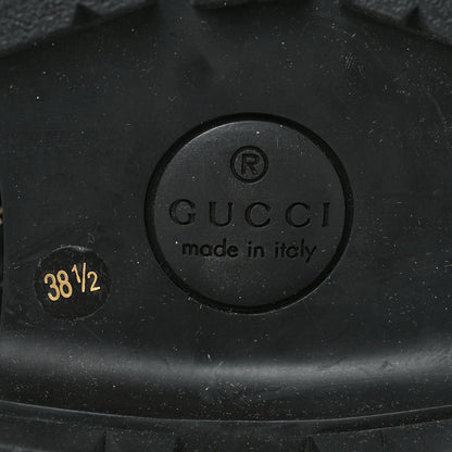 Gucci Cordovan Lux Womens Harald Horsebit 25mm Platform Boots 38.5 Black 9 of 10