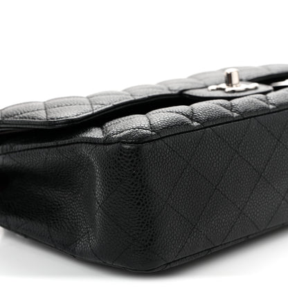 Chanel Caviar Quilted Medium Double Flap Black 9 of 10