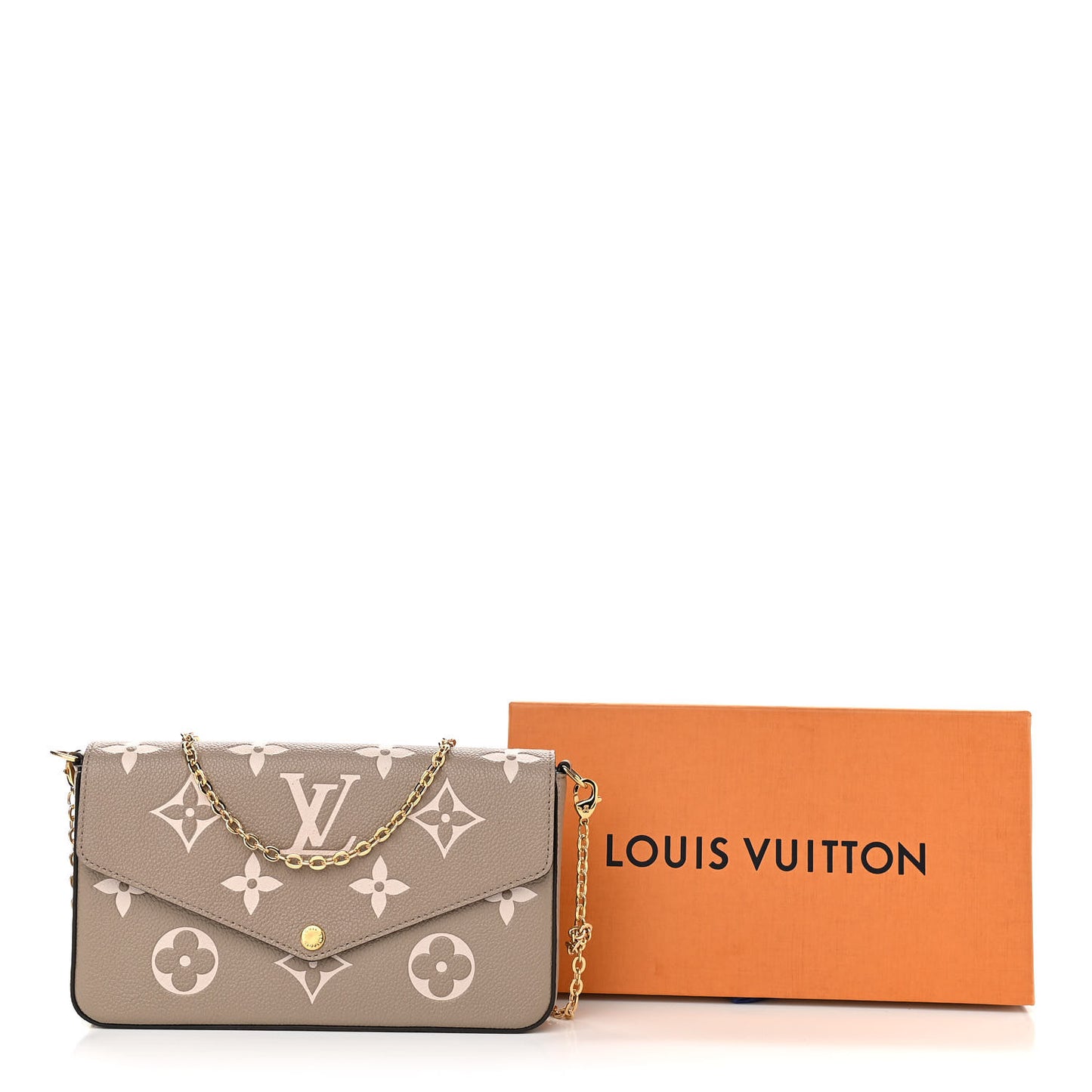 Empreinte Monogram Giant Felicie Pochette Tourterelle Creme