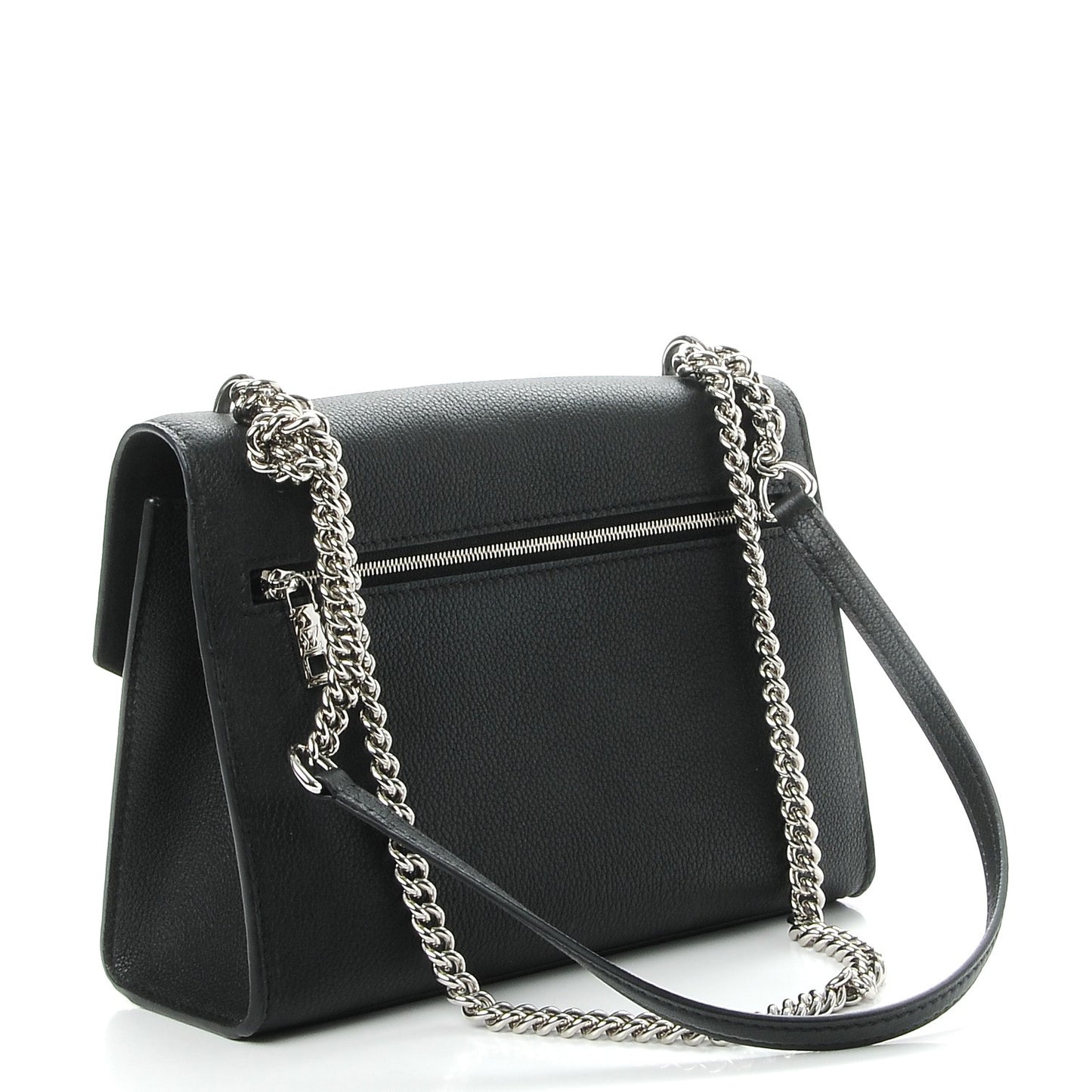 Soft Calfskin My Lockme Chain Bag BB Black