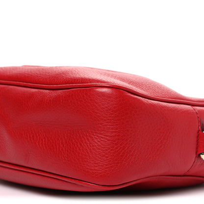 Gucci Pebbled Calfskin Small Soho Disco Bag Tabasco Red 10 of 10