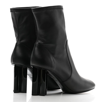 Louis Vuitton Calfskin Silhouette Ankle Boots 39.5 Black 3 of 8