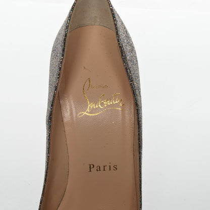 Christian Louboutin Mini Glitter So Kate 120 Pumps 35.5 Grenadine 7 of 7