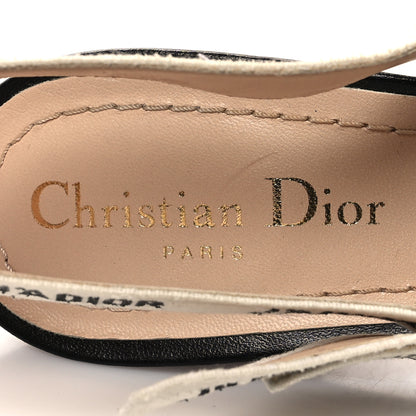 Christian Dior Lambskin Ribbon J'Adior Slingback 65mm Pumps 39.5 Black 8 of 9