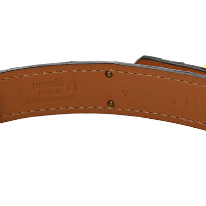 Hermes Matte Alligator Kelly Belt 5P Pink 3 of 4