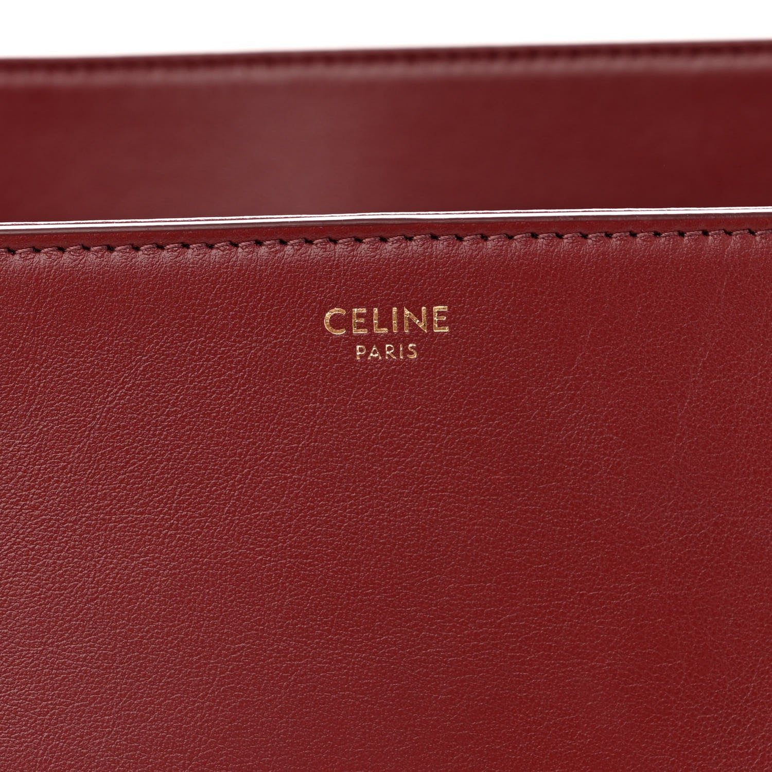 Celine Calfskin Large Soft 16 Bag Burgundy 6 of 16