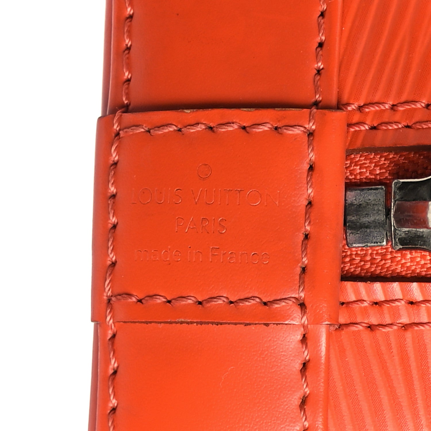 Louis Vuitton Epi Alma BB Piment 6 of 11