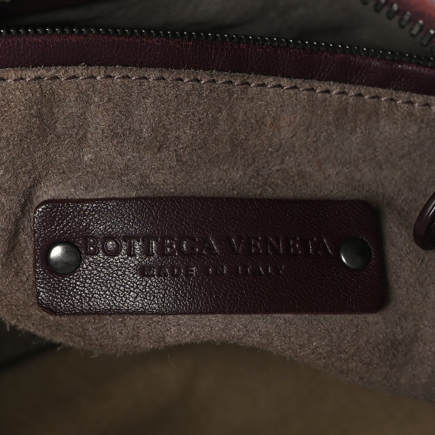 Nappa Intrecciato Medium Veneta Hobo Ebano