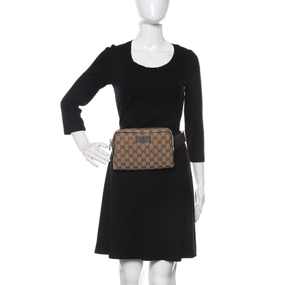 Gucci Monogram Belt Bag Dark Brown 2 of 10