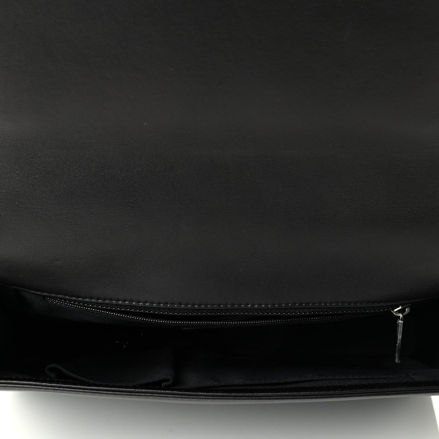 Lambskin Quilted Large Boy Flap Blue Black