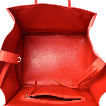 Celine Grained Calfskin Medium Phantom Luggage Coral 10 of 13