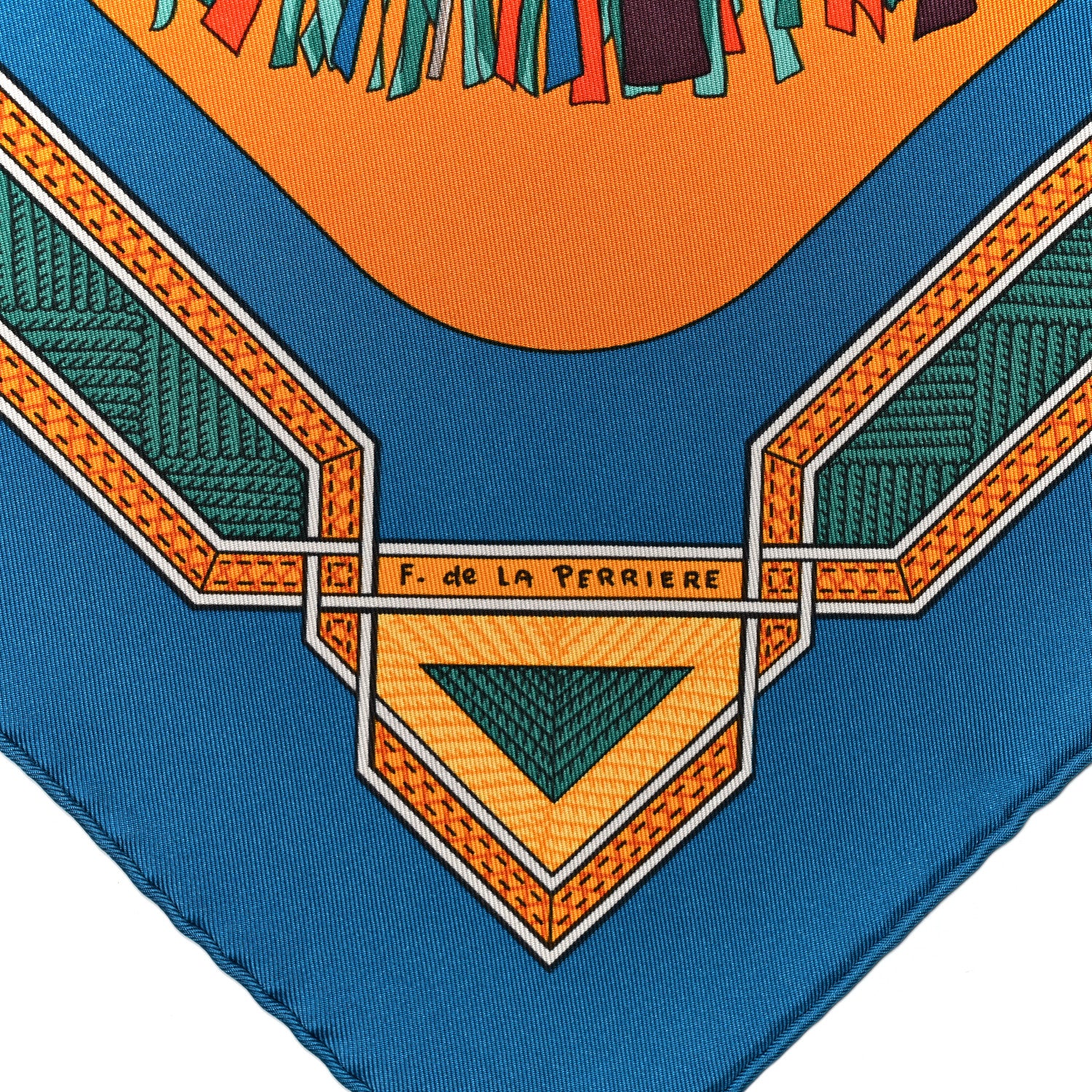 Hermes Silk Cuirs Du Desert Scarf 90 5 of 6