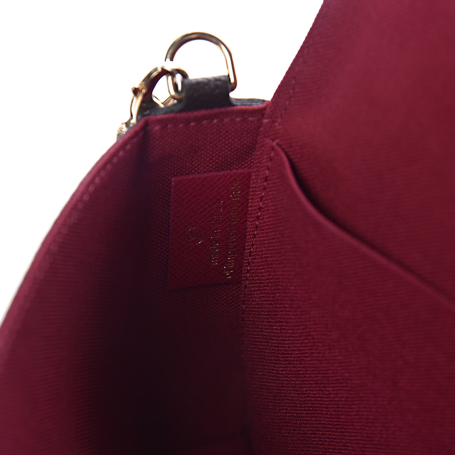 Louis Vuitton Monogram Pochette Felicie Chain Wallet Fuchsia 8 of 12