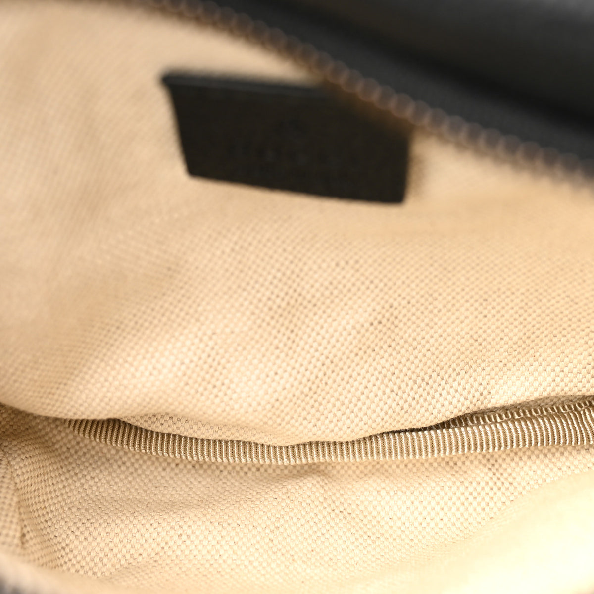 Grained Calfskin Small Logo Belt Bag Black